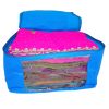 Large 8.5 inch Height Non Woven Saree Cover blue
