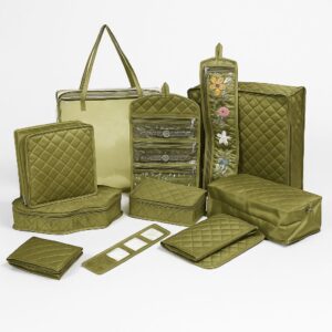 Addyz 11 pcs Dulhan Marriage Set -Olive (Code: G020)