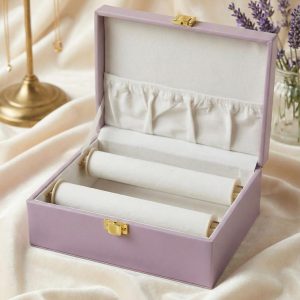 2 Rod Premium Finish Bangle Box Pink (Code: J013)