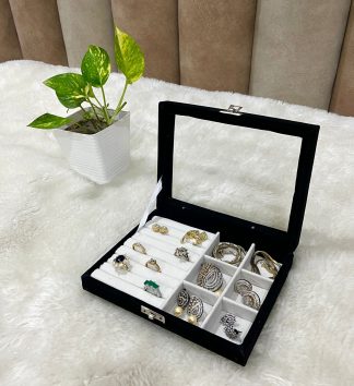 Addyz Rings and 6 grids accessories Organizer (Code - J044)