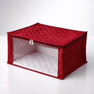 Large Satin Saree Cover Maroon (Code: S015)