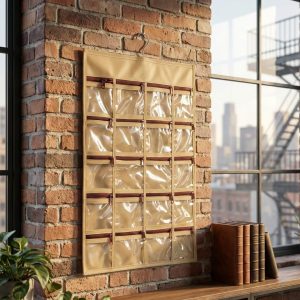 Addyz Non Woven 20 Pockets Hanging Jewellery Organizer (H022)
