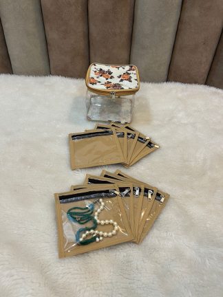 Addyz Jewelry Kit with 10 x 6 x 6 inch square pouches
