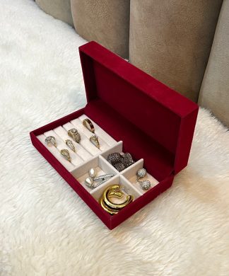 Addyz Premium finish Ring Earrings box with kitkat closure
