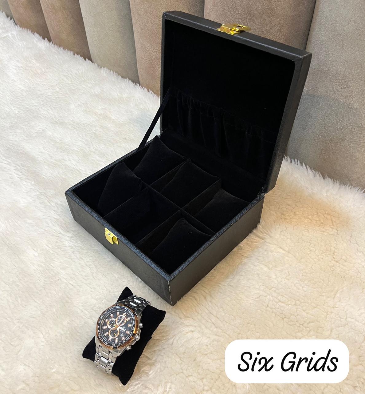 Premium 6 Grids Watch Box ( Code: W006 )
