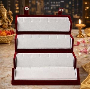 12 Pair Earring Foldable Box Lite (Code: J016)